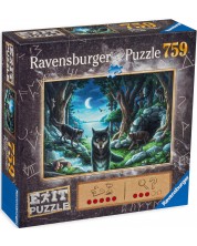 Пъзел-загадка Ravensburger от 759 части - Вълкът -1